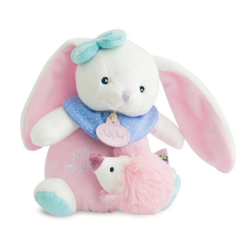  - berry the rabbit musical box pink 20 cm 